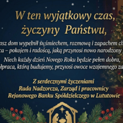 grafika ozdobna życzenia Boże Narodzenie